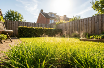 hoe grasmaaien in de zomer in een nederlandse kleine tuin