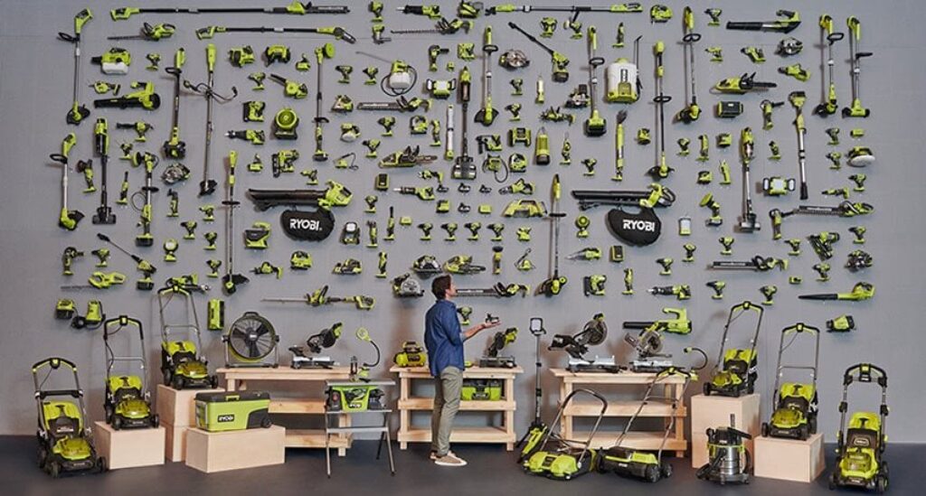 Ryobi tools - ONE+ platform accu tools